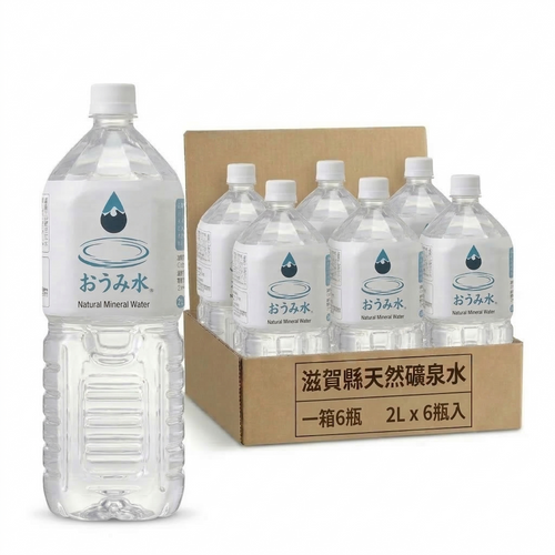 天然礦泉水 2 L (6瓶一箱)